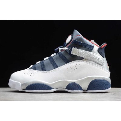 Nike Jordan 6 Rings Beyaz / Kırmızı / Lacivert Basketbol Ayakkabısı Türkiye - HCQ0D82E